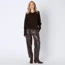 Bild 1 von Damen-Hose aus Kunstleder im Barrel-Look
