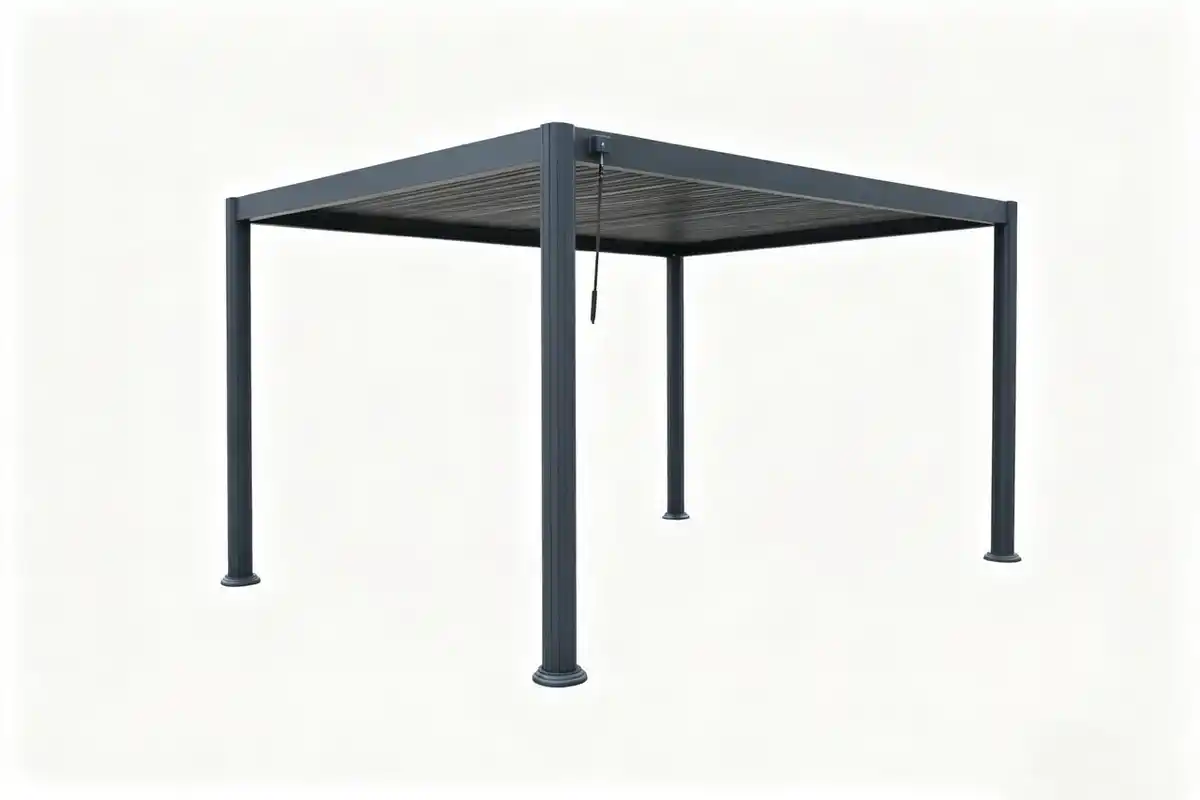 Bild 1 von Never Indoor Alu-Pergola mit verstellbaren Lamellen ca. 300 × 390 × 230 cm - Anthrazit
