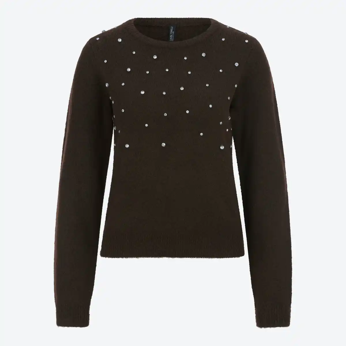Bild 1 von Damen-Pullover mit Glitzersteinen