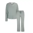 Bild 1 von UP2FASHION WOMEN Damen Pyjama, Grün, S 36/38
