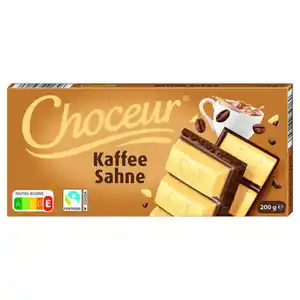 CHOCEUR Schokolade 200 g, Kaffee Sahne