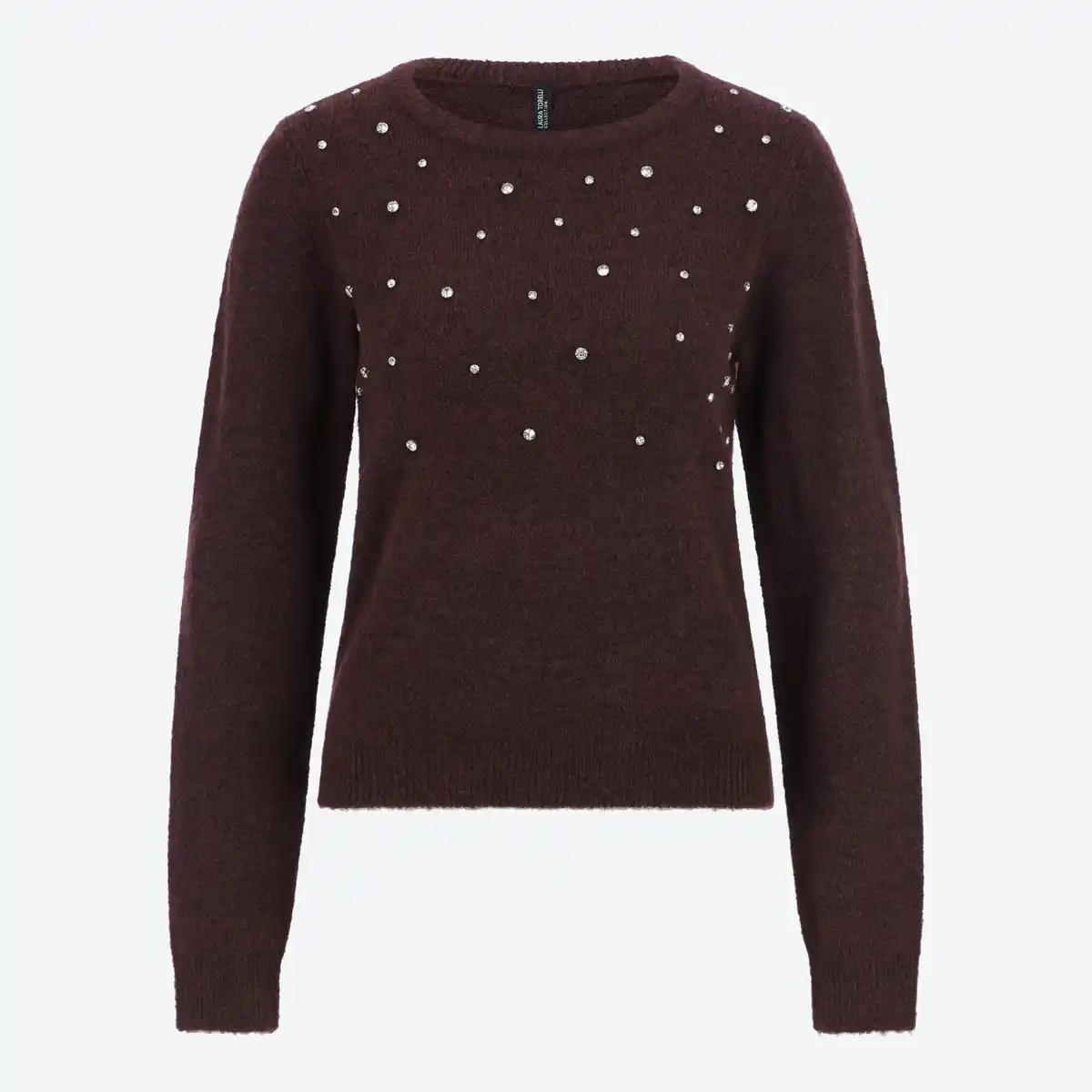 Bild 1 von Damen-Pullover mit Glitzersteinen