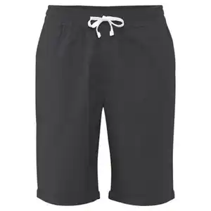 UP2FASHION MEN Herren Struktur-Bermuda-Shorts, Schwarz, M