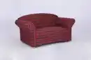 Bild 2 von Better Home 2-Sitzer Sofa Loretta, ca. 153 x 83 x 85 cm - Rot Kariert