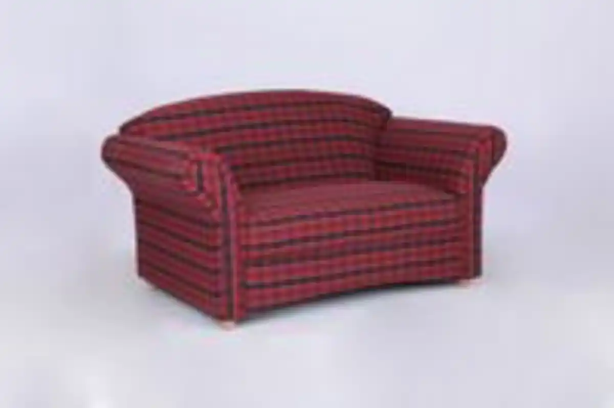Bild 2 von Better Home 2-Sitzer Sofa Loretta, ca. 153 x 83 x 85 cm - Rot Kariert