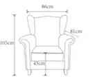 Bild 2 von Better Home Polstersessel Loretta , ca. 86 x 81 x 105 cm – Grau