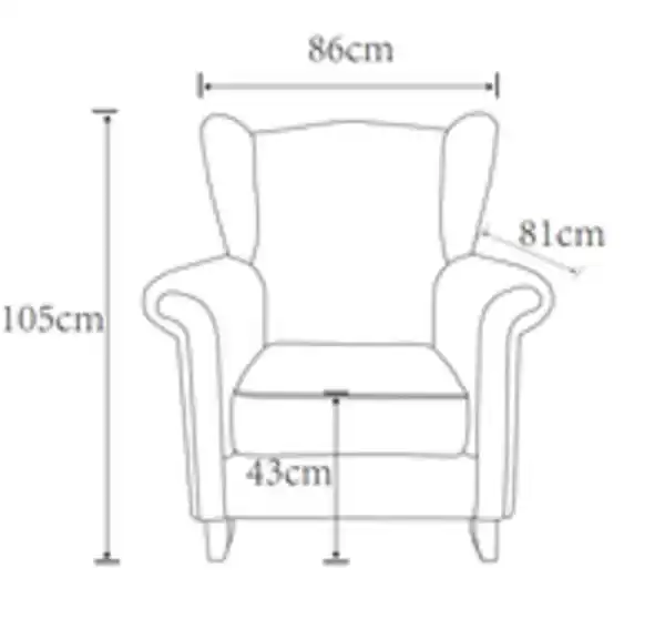 Bild 2 von Better Home Polstersessel Loretta , ca. 86 x 81 x 105 cm – Grau