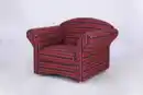 Bild 2 von Better Home Polstersessel Loretta, ca. 110 x 84 x 84 cm – Rot Kariert