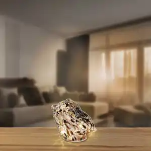 LED-Glaseule mit Timerfunktion, Höhe ca. 12 cm