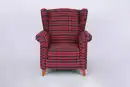 Bild 1 von Better Home Polstersessel Loretta, ca. 86 x 81 x 105 cm – Rot Kariert