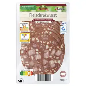 GUT DREI EICHEN Frischwurst 200 g, Fleischrotwurst