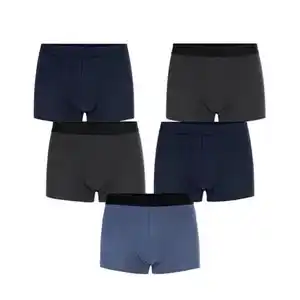 UP2FASHION MEN Herren Retro-Pants 5er-Pack, Schwarz/Marine/Blau, M