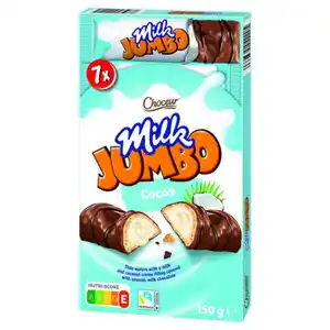 CHOCEUR Milk Jumbo 150 g, Kokoscreme