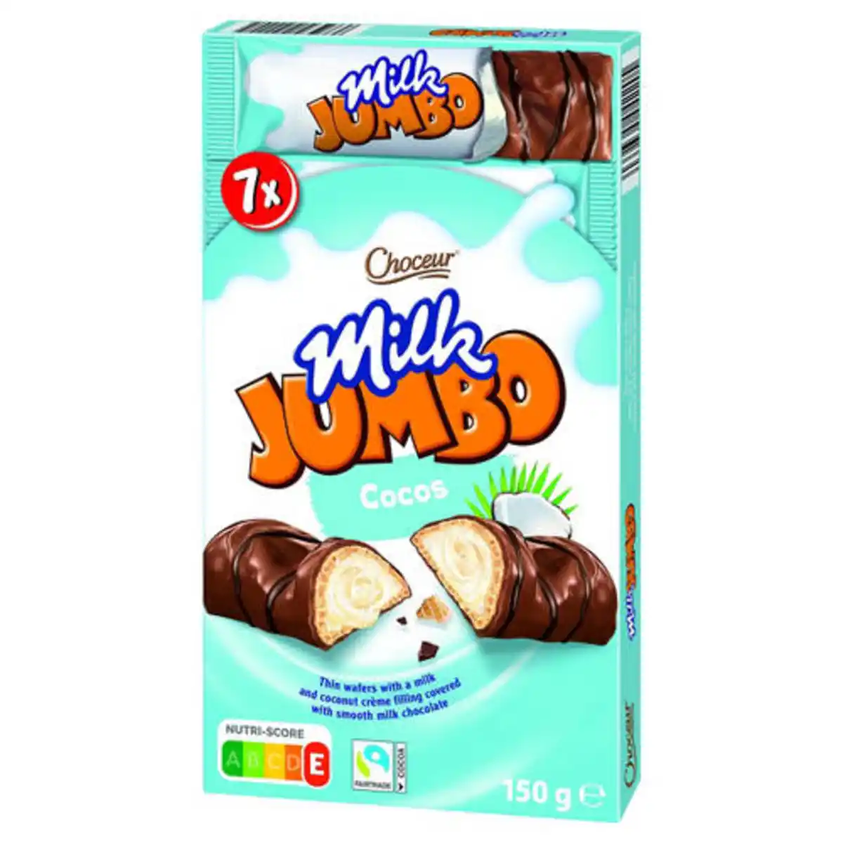 Bild 1 von CHOCEUR Milk Jumbo 150 g, Kokoscreme