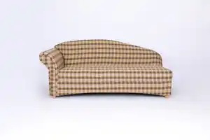 Better Home 3-Sitzer Sofa Loretta mit linker Armlehne, ca. 193 x 83 x 85 cm –  Kariert & Braun