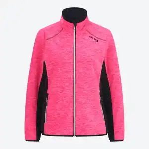 Damen-Mikrofleece-Funktionsjacke mit Stehkragen