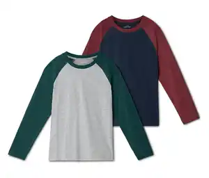 2 Kinder-Langarmshirts