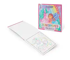 Zauberpapier-Malbuch »Einhörner & Co«