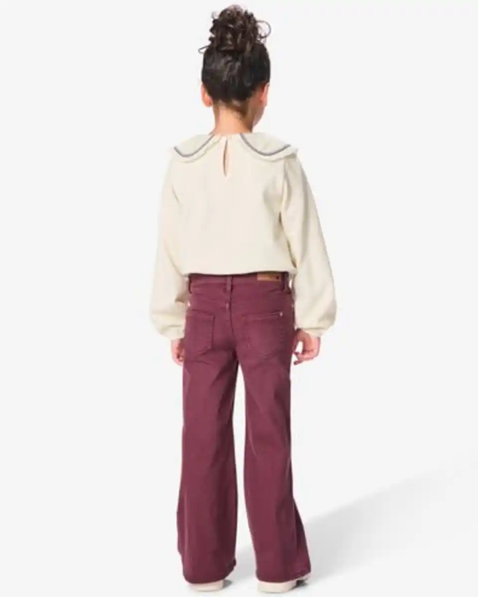 Bild 4 von Kinderjeans, Bootcut bordeauxrot