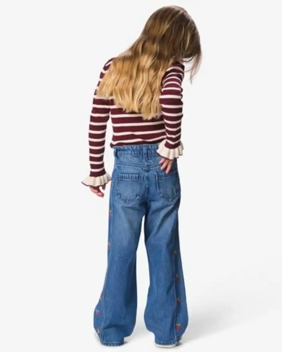 Bild 4 von Kinderjeans, Wide Fit, Radieschen mittelblau