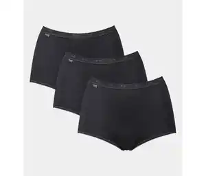 sloggi Basic+ Maxi C3P, black