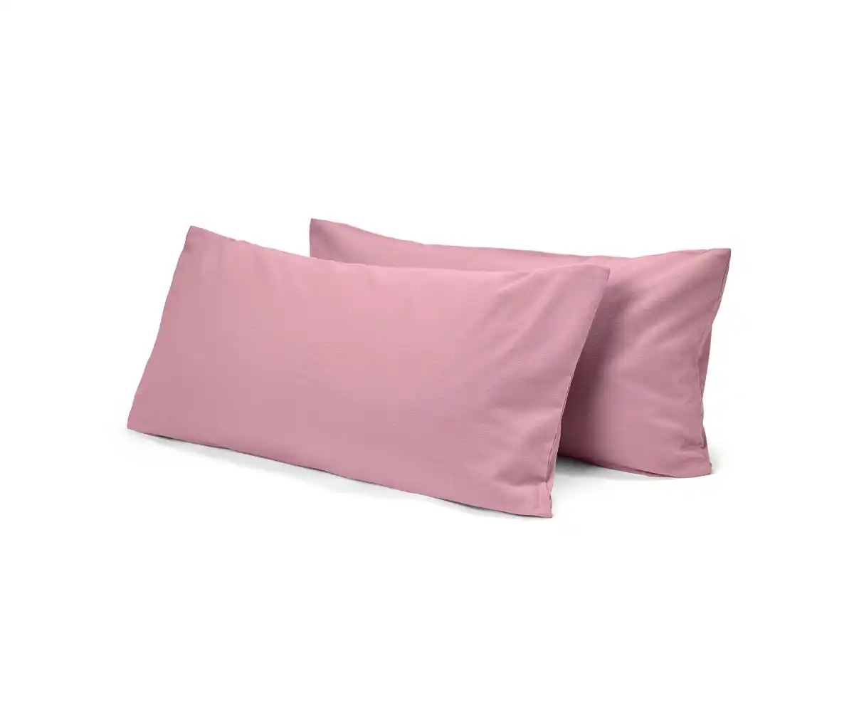 Bild 1 von 2 Biber-Kopfkissenbezüge, rosa