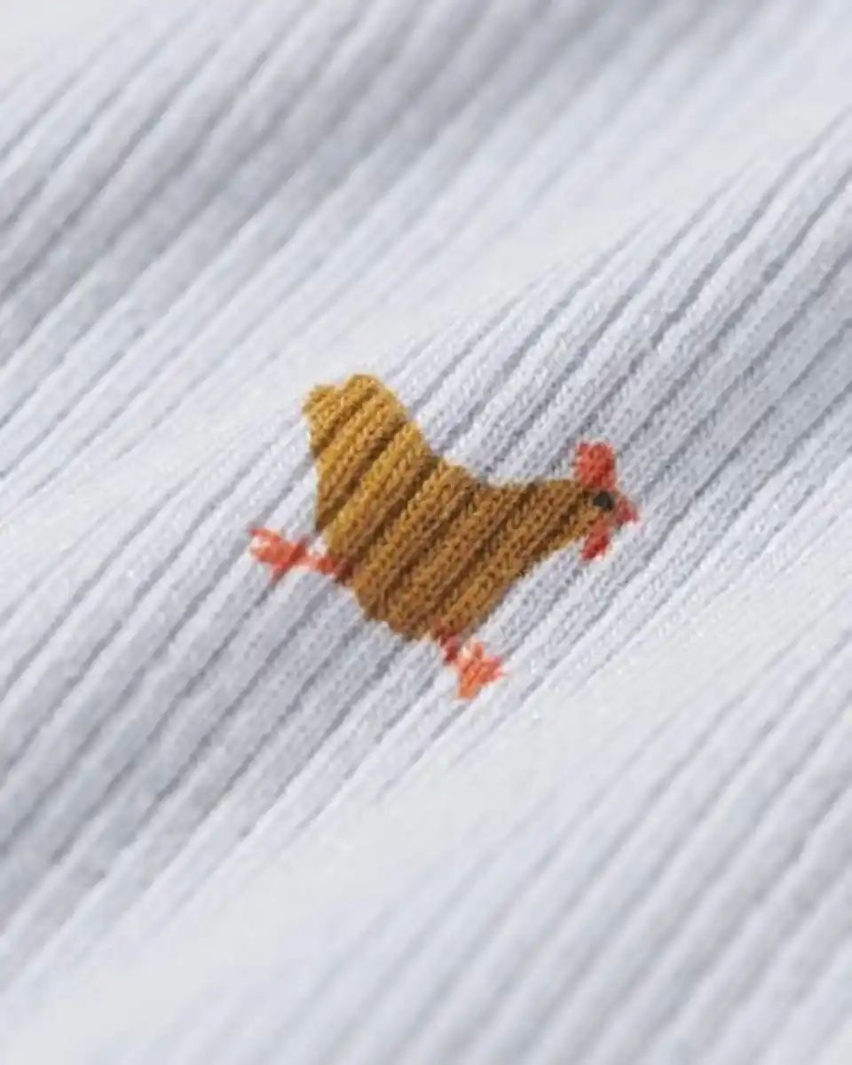 Bild 3 von Babystrampler zum Mitwachsen, gerippt, Tiermotiv grün