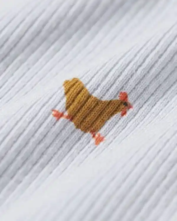 Bild 3 von Babystrampler zum Mitwachsen, gerippt, Tiermotiv grün