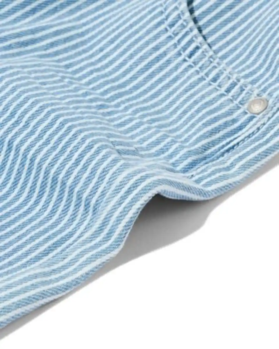 Bild 3 von Kinderhose, Regular Fit, gestreift jeansfarben