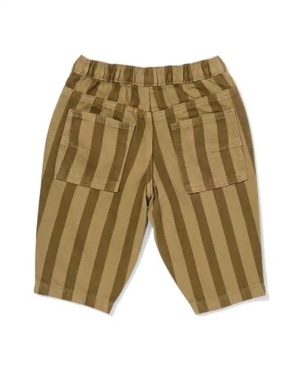 Bild 2 von Babyhose, bequeme Passform, gestreift olivgrün