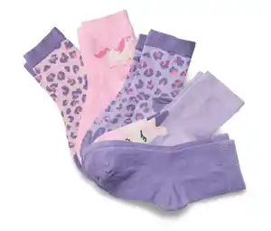 5 Paar Kinder-Socken, Einhorn