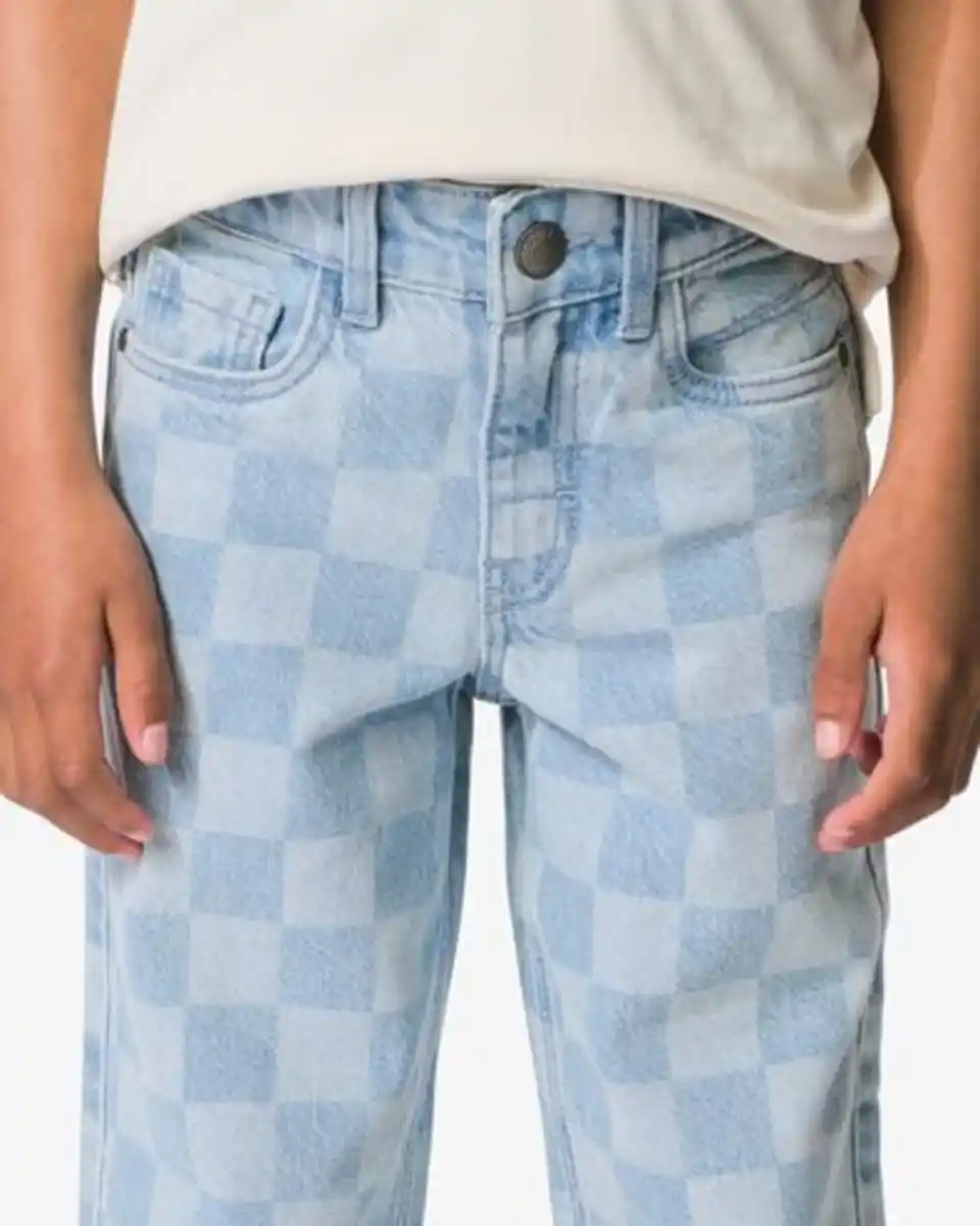 Bild 4 von Kinderhose, Regular Fit, kariert blau