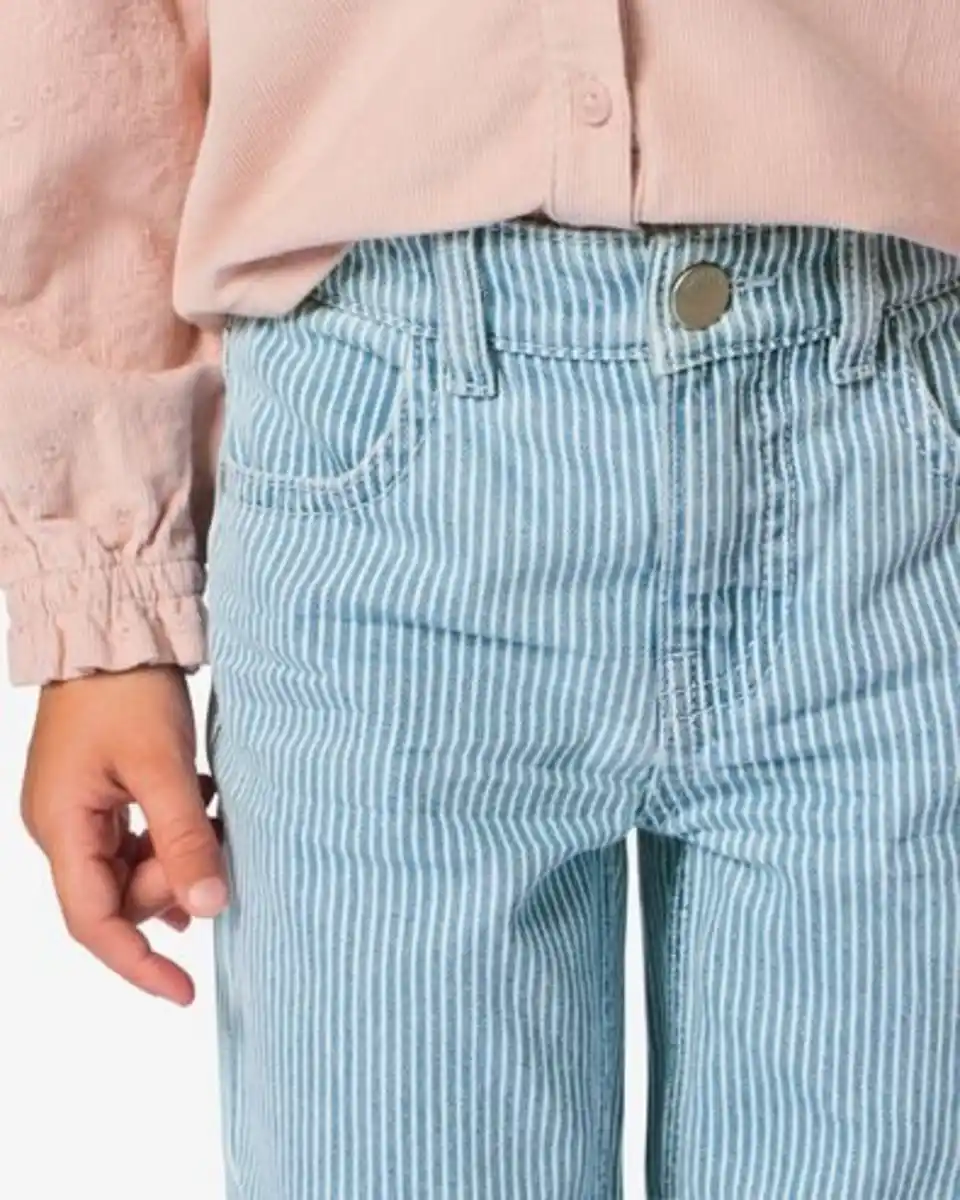 Bild 4 von Kinderhose, Regular Fit, gestreift jeansfarben