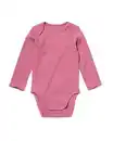 Bild 1 von Mitwachsender Baby-Strampler, LENZING™ ECOVERO™, gerippt dunkelrosa