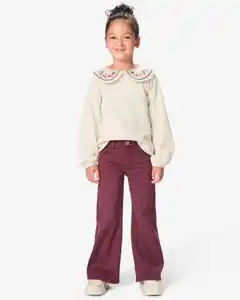 Kinderjeans, Bootcut bordeauxrot