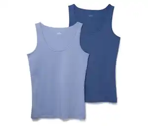 2 Tops, blau/lavendel