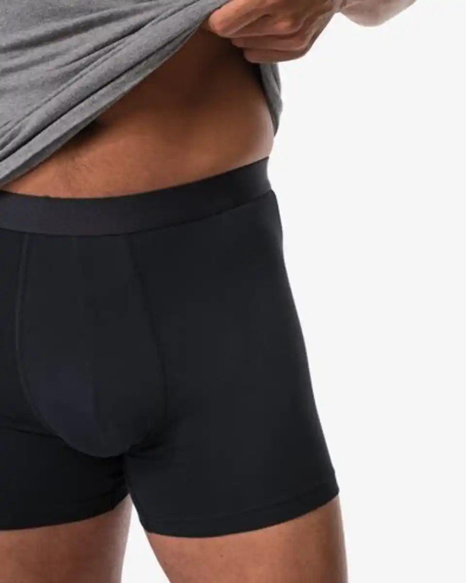 Bild 4 von Herren-Boxershorts – 3 Stück schwarz