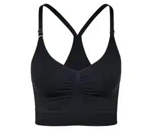 Seamless-Sport-BH, schwarz