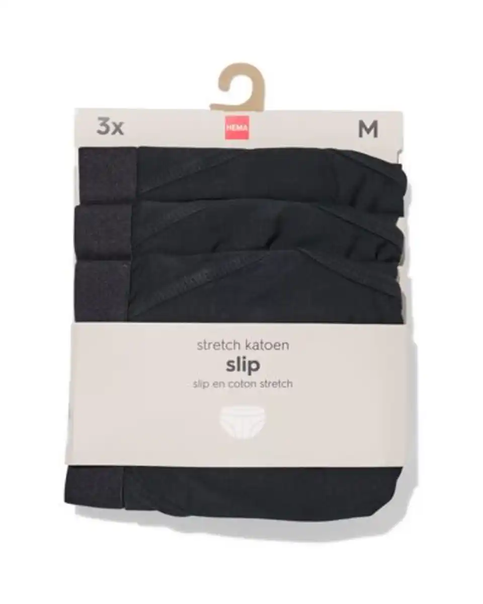 Bild 4 von 3er-Pack Herren-Slips schwarz