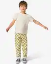 Bild 1 von Kinderhose, normale Passform, Blockmuster grün