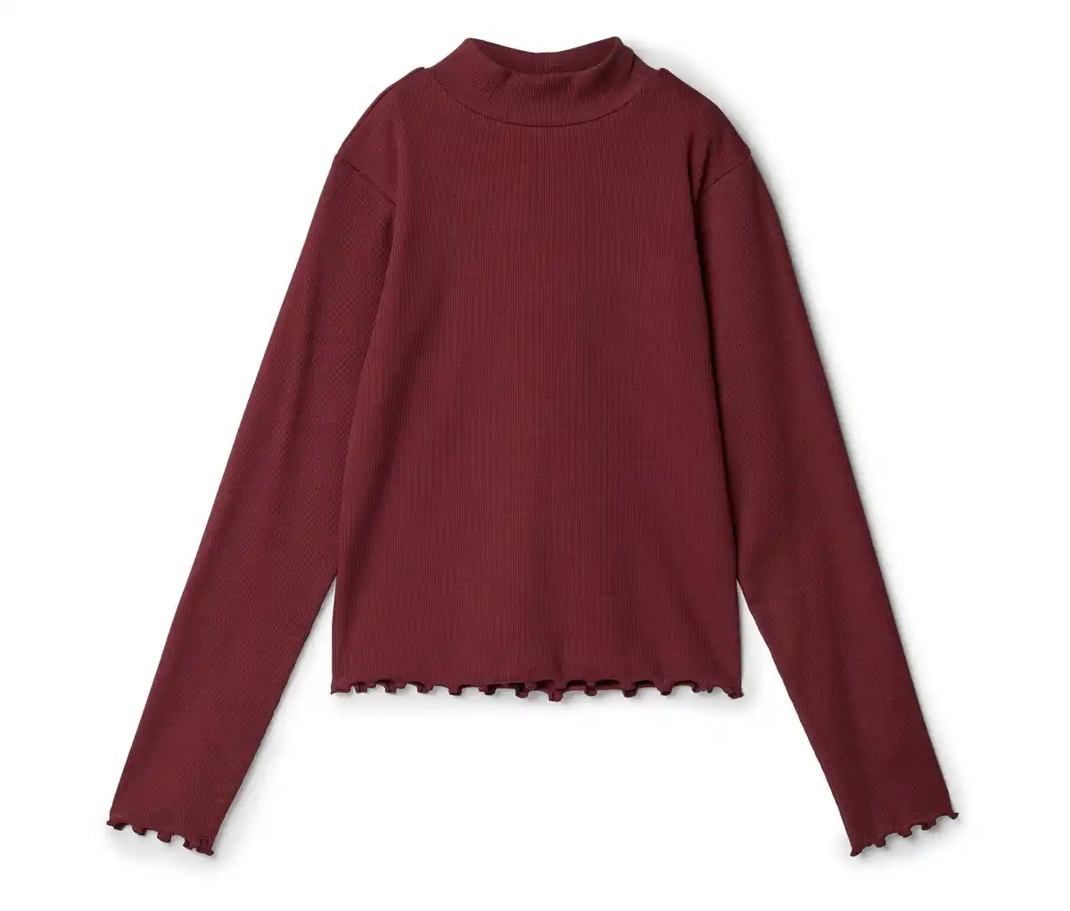 Bild 1 von Kinder-Langarm-Rippshirt, rot