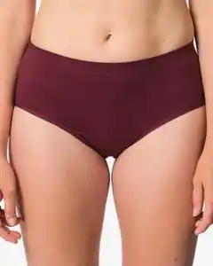 Menstruations-Hipster, nahtlos, leichte Absorption dunkelrot