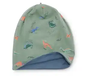 Kinder-Wende-Mütze, Dino
