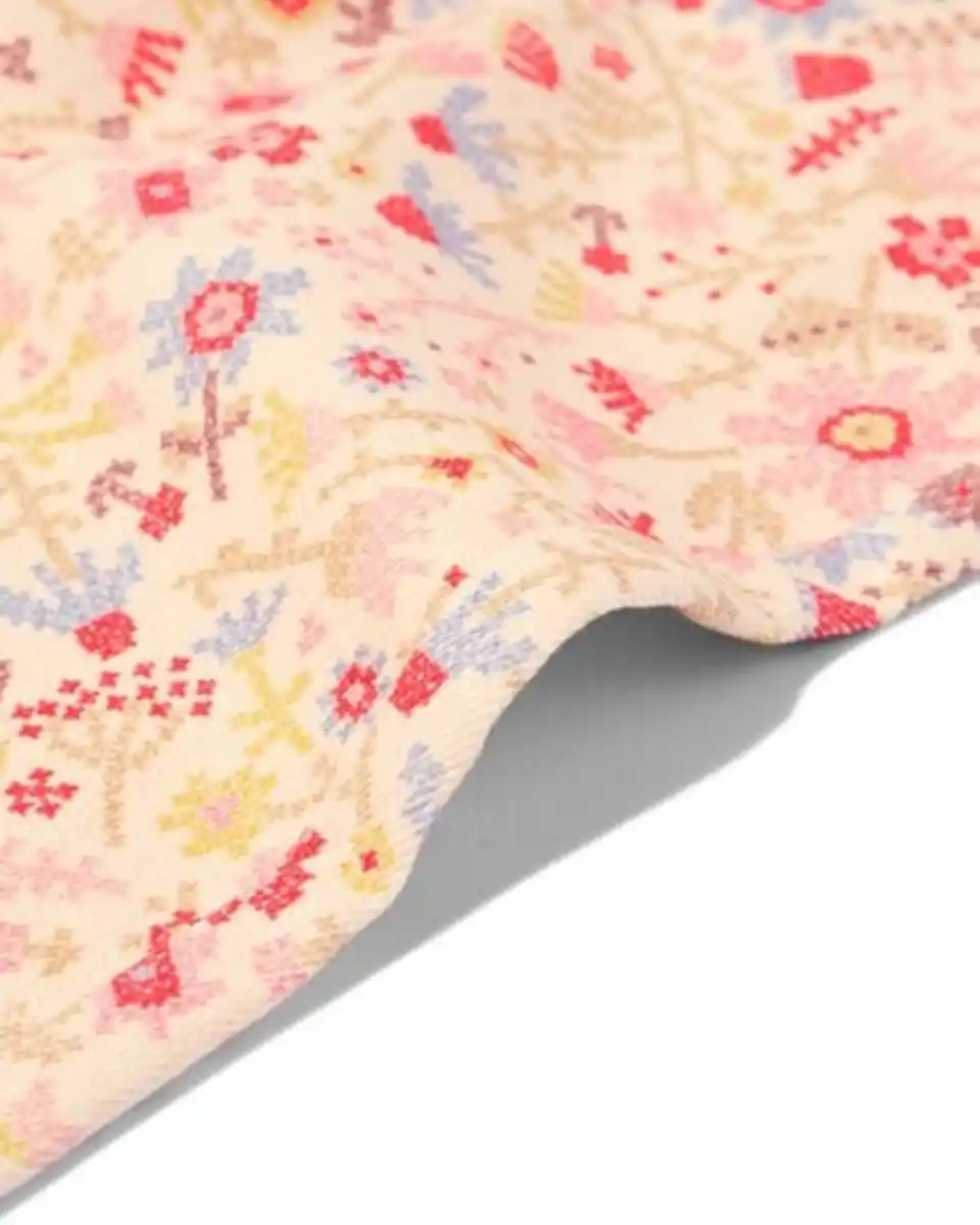 Bild 3 von Kinderhose, weit, mit Blumen rosa