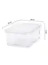 Bild 2 von Ordnungsbox Madrid, 14 Liter, transparent, 40 x 30 x 19 cm