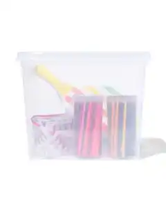 Ordnungsbox Madrid, 25 Liter, transparent, 40 x 30 x 32 cm