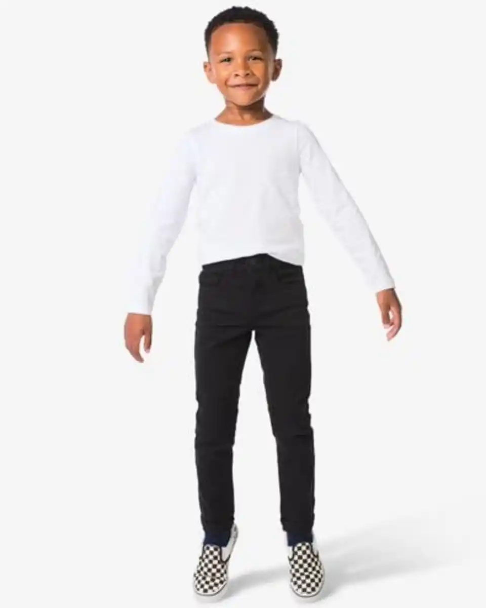 Bild 1 von Kinderhose, Skinny Fit schwarz