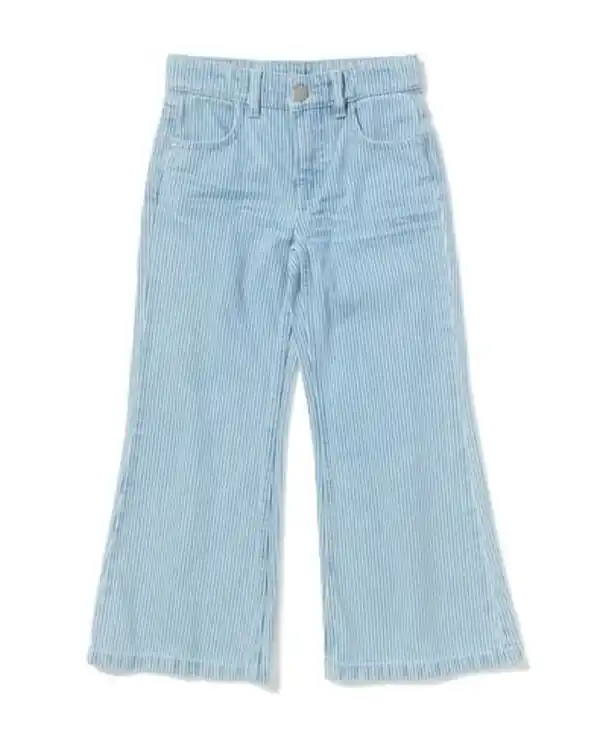 Bild 2 von Kinderhose, Regular Fit, gestreift jeansfarben