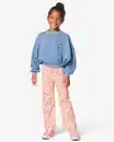 Bild 1 von Kinderhose, weit, mit Blumen rosa