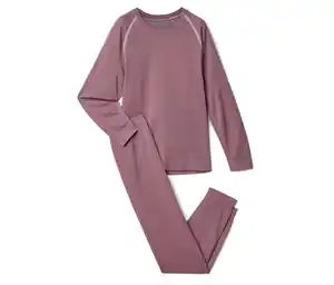 Kinder-Seamless-Funktionsunterwäsche, mauve